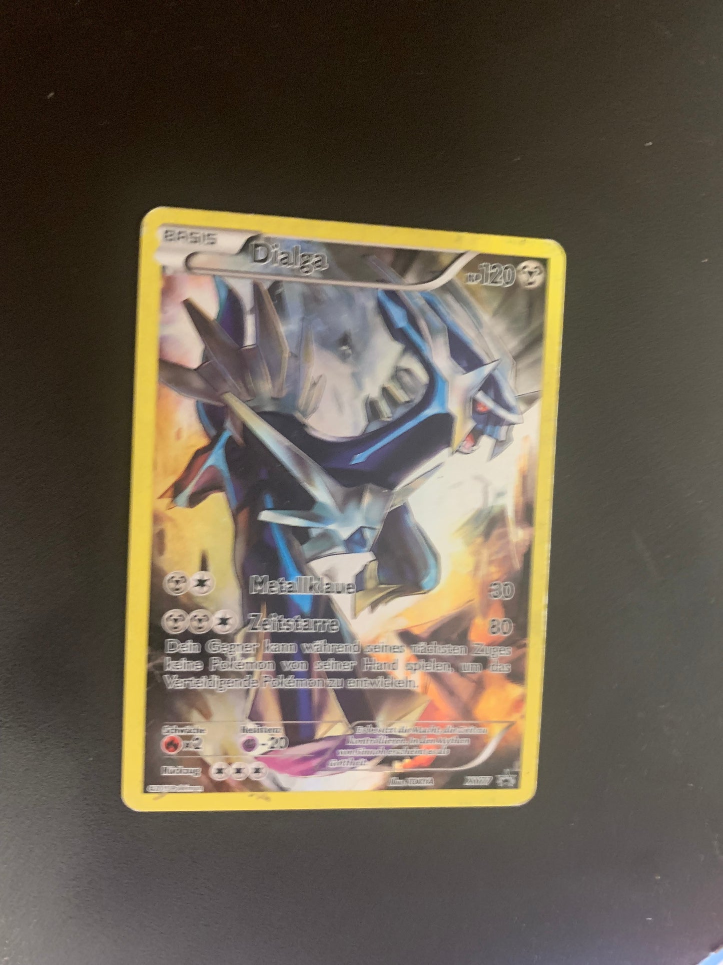 Pokemon Karte Art Rare Promo Dialga XY77 Deutsch