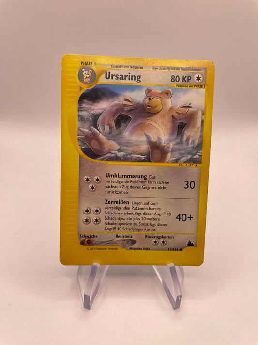 Pokemon Karte E-Series Ursaring 110/144 Deutsch