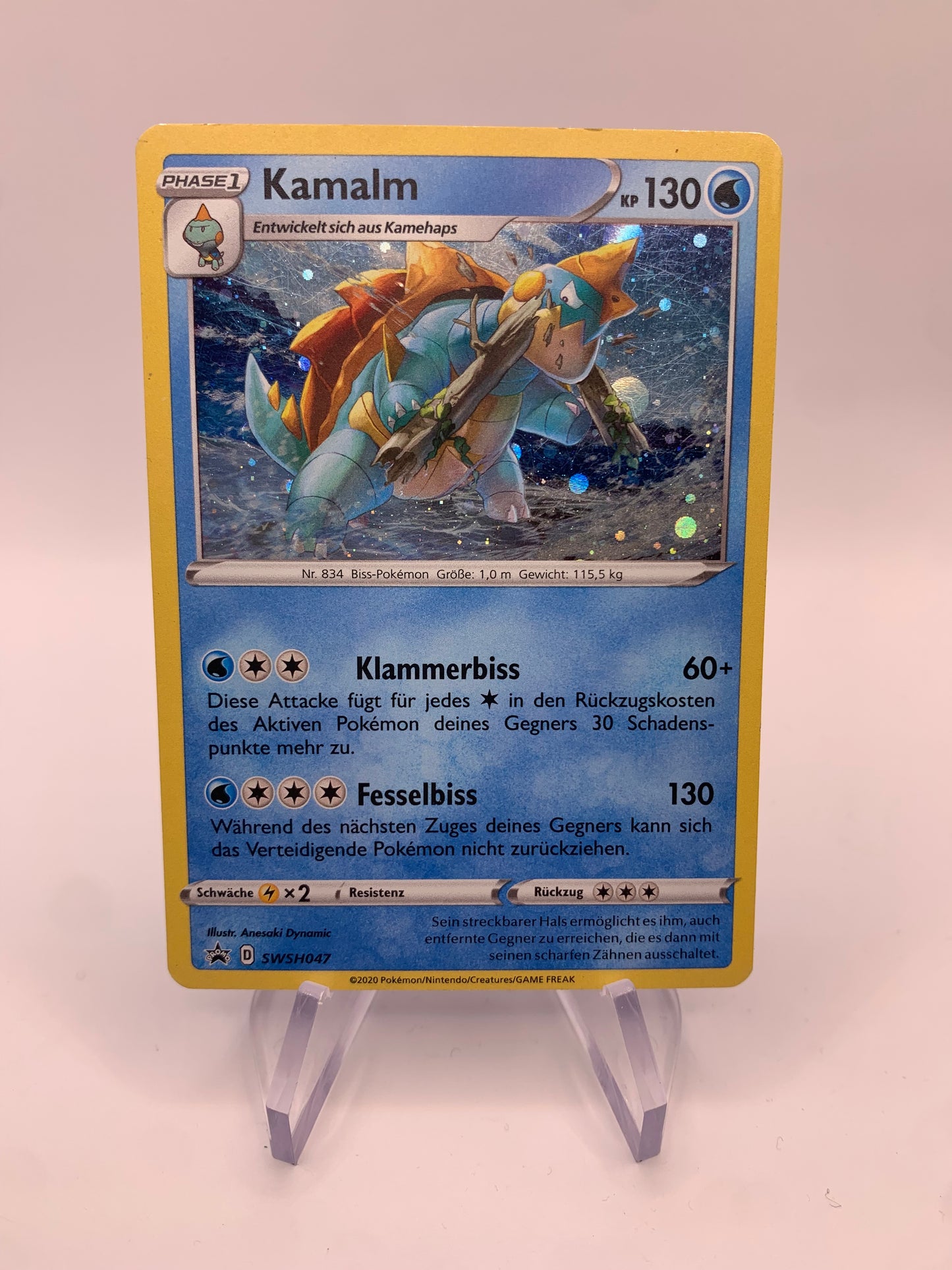 Pokémon Card Promo Holo Kamalm SWSH047 German