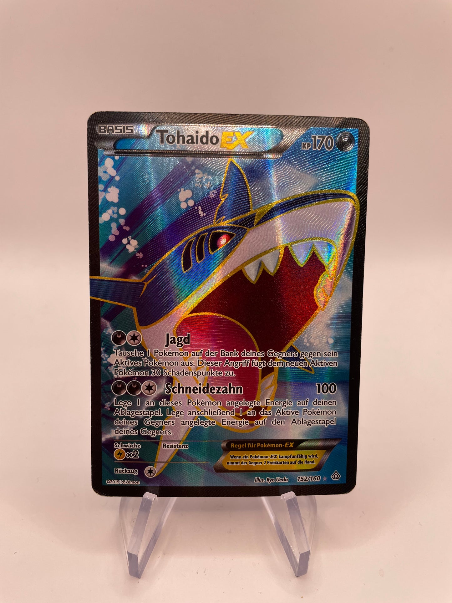 Pokemon Karte EX Tohaido 152/160 Deutsch