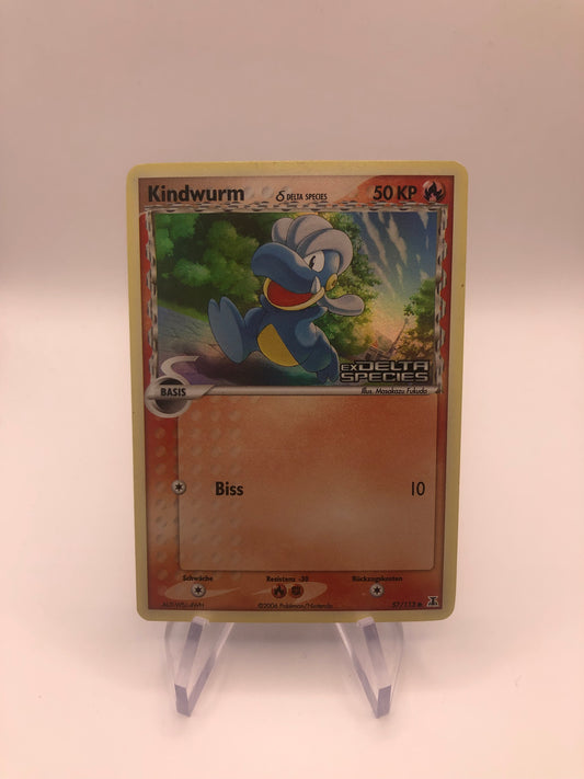 Pokemon Karte Stamp Kindwurm 57/113 Deutsch