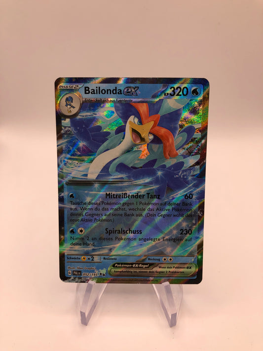 Pokemon Karte Ex Bailonda 52/193 Deutsch