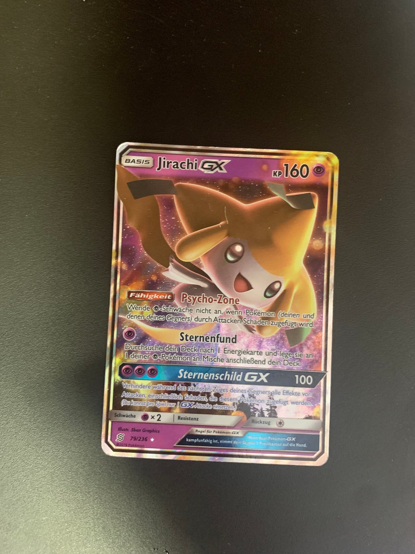 Pokemon Karte GX Jirachi 79/236 Deutsch