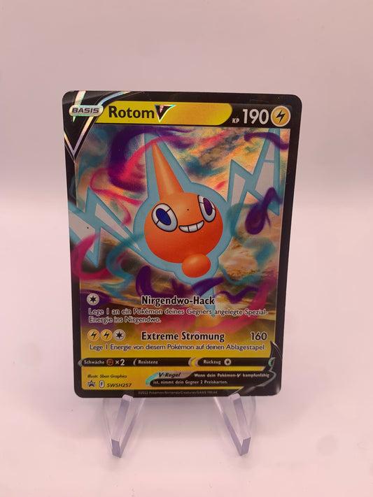 Pokemon Karte V Promo Rotom SWSH257 Deutsch