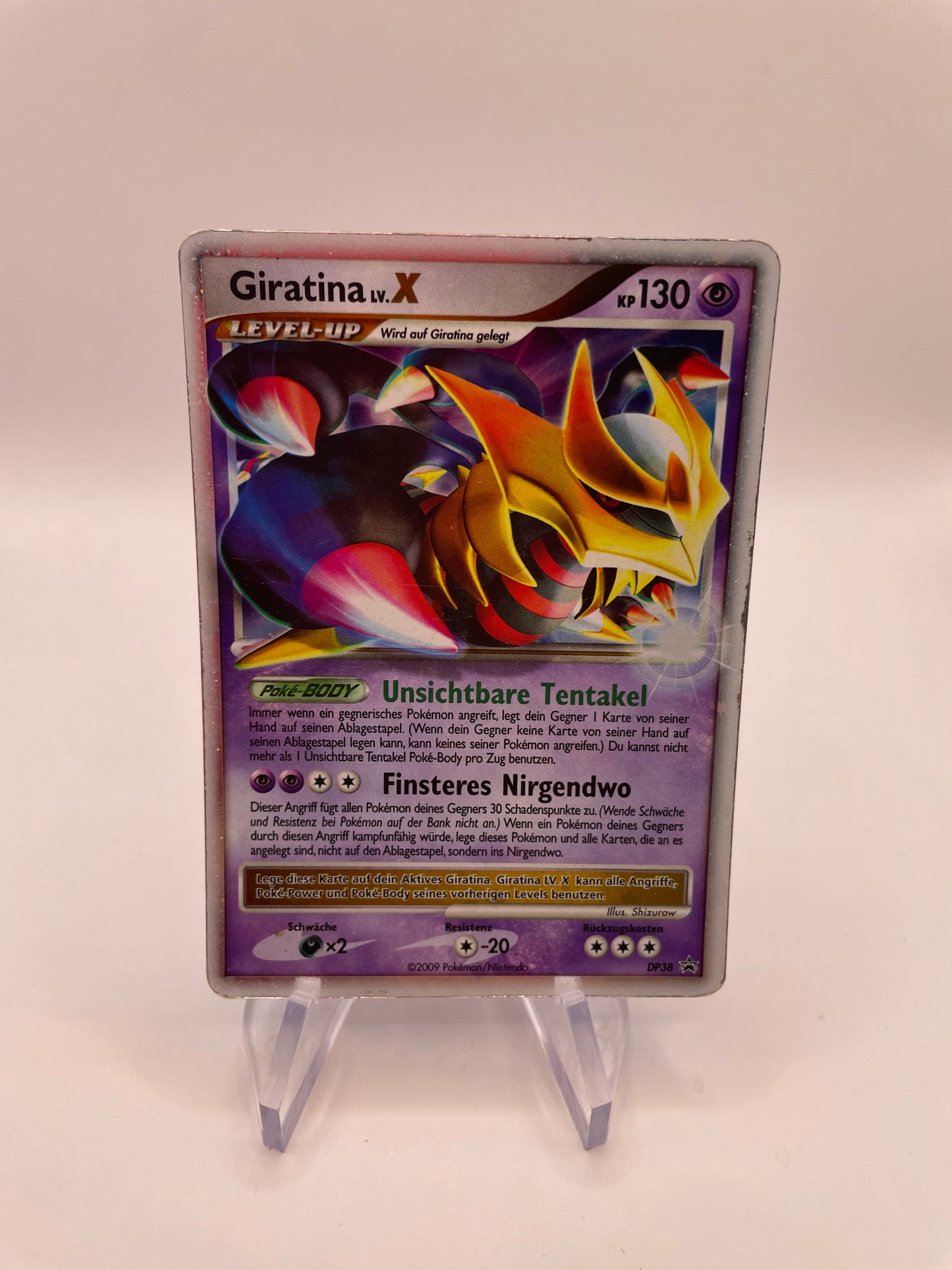 Pokemon Karte Lv.X Giratina DP38 Deutsch