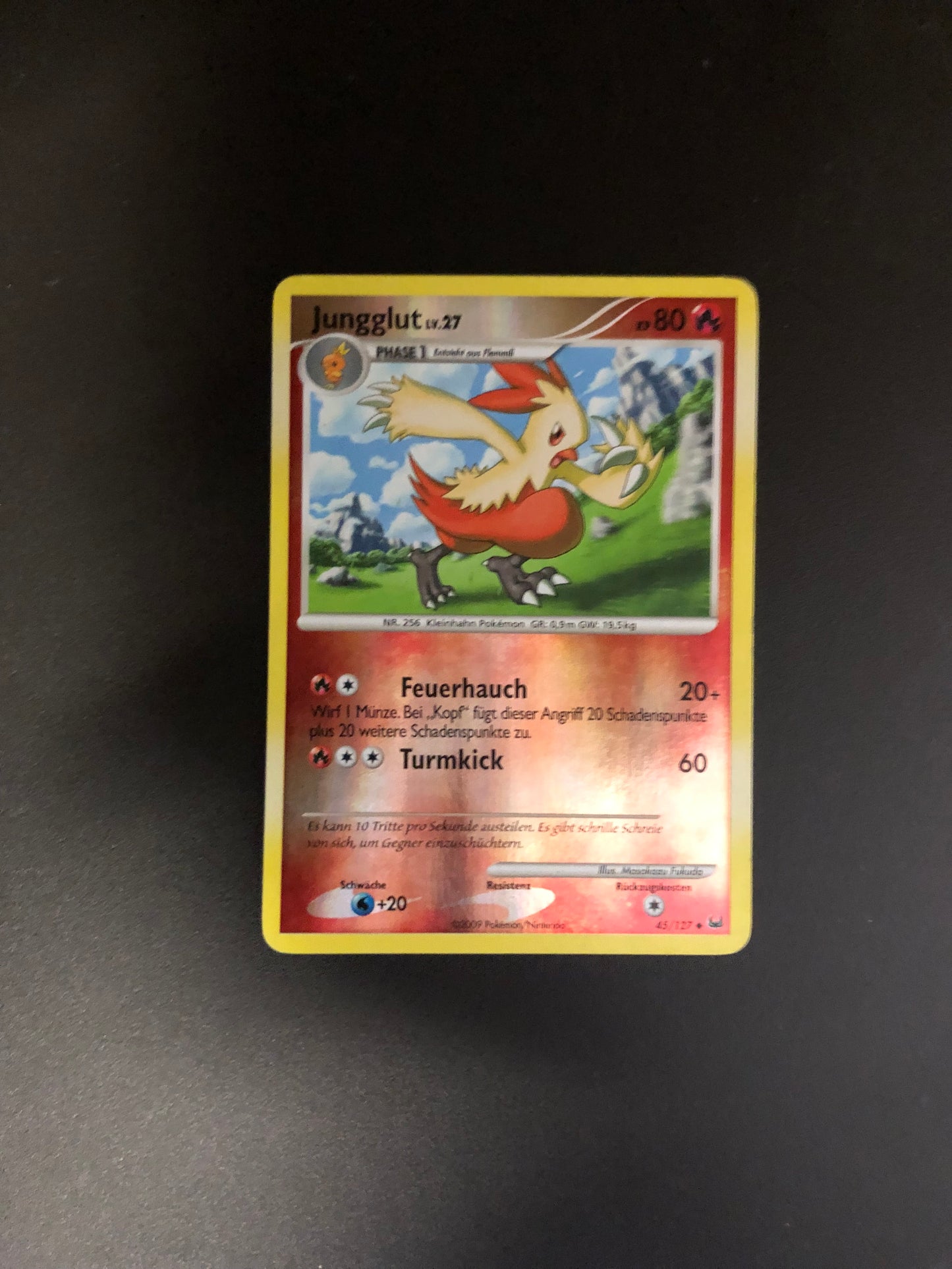 Pokemon Karte Revers Jungglut 45/127 Deutsch