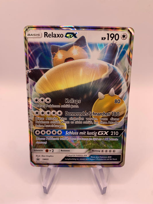 Pokemon Karte Gx Promo Relaxo SM05 Deutsch