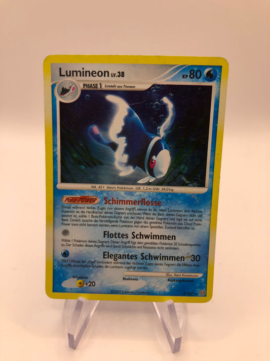 Pokemon Karte Holo Lumineon 4/100 Deutsch