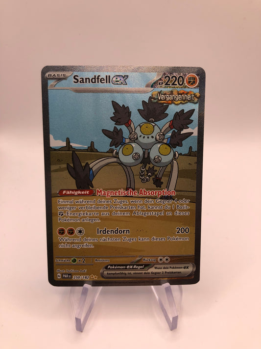 Pokemon Karte EX Alt Art Sandfell 250/182 Deutsch