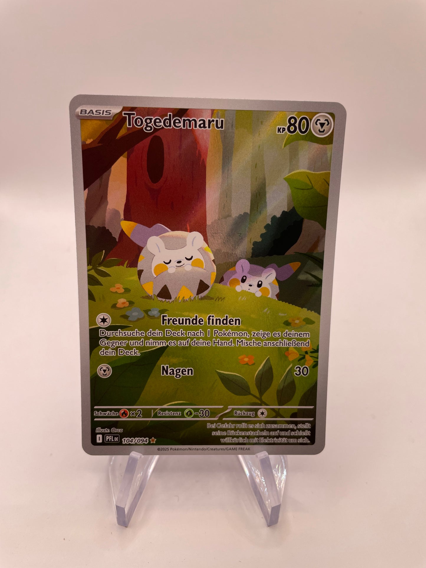 Pokémon Karte Art-Rare Togedemaru 104/94 Deutsch