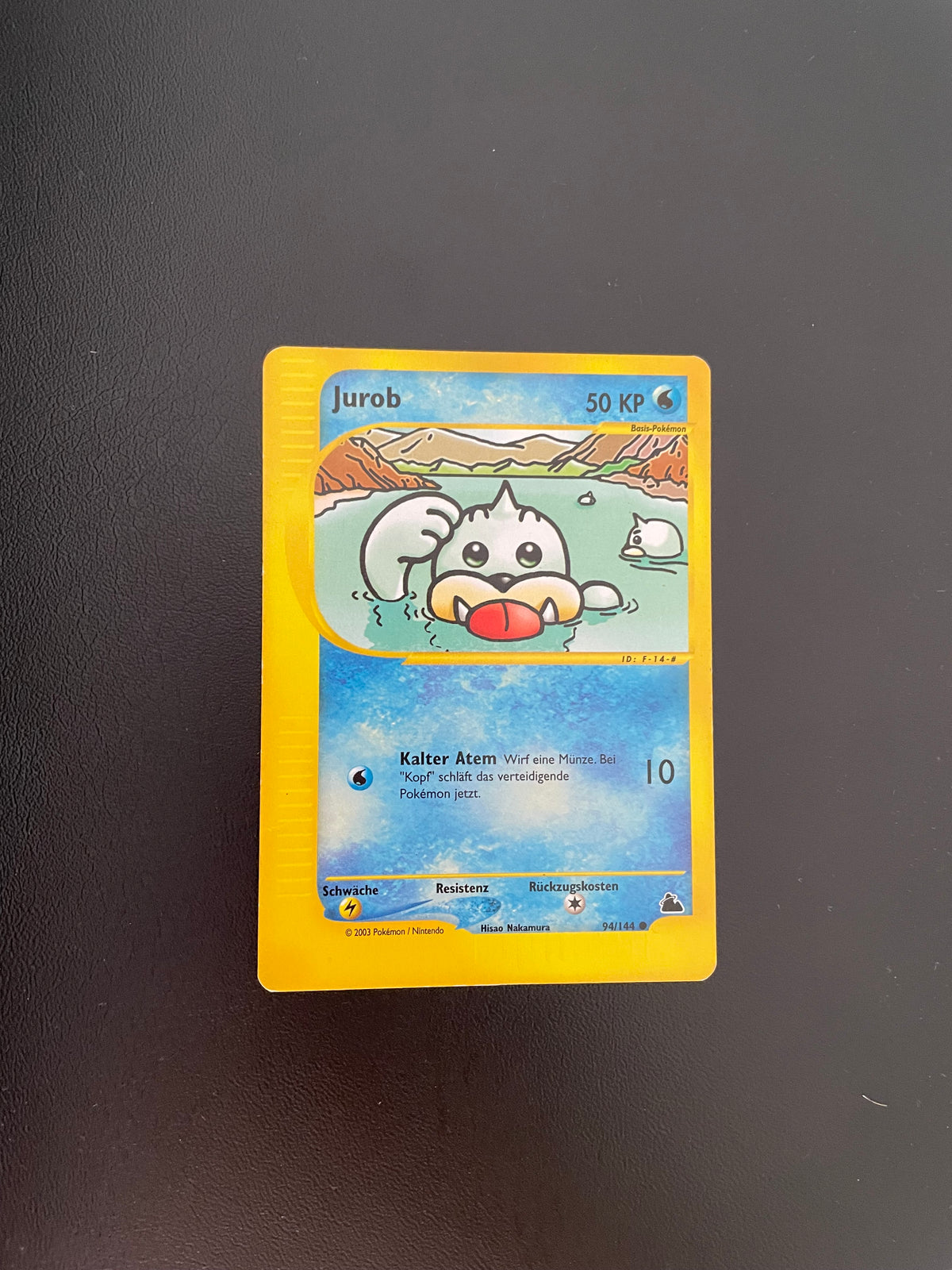 Pokemon Karte E-Series Jurob 94/144 Deutsch