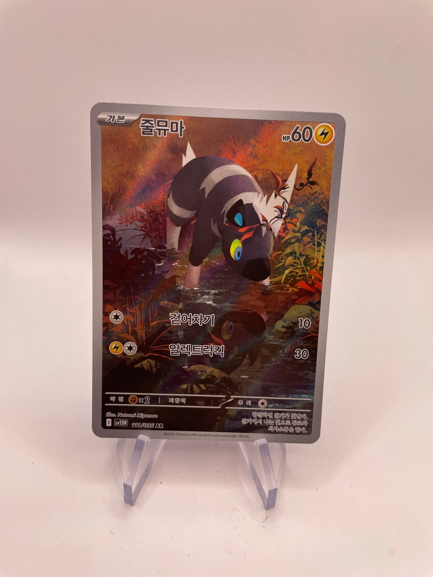 Pokemon Karte Art Rare Elezeba 111/86 Koreanisch