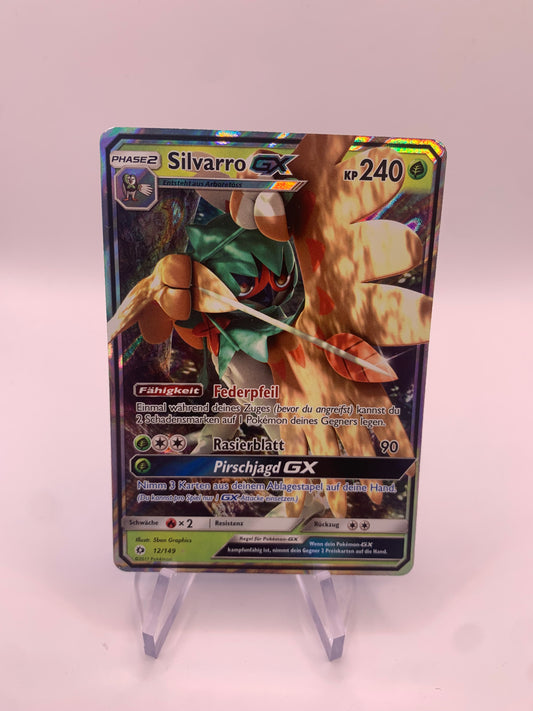 Pokemon Karte Gx Silvarro 12/149 Deutsch