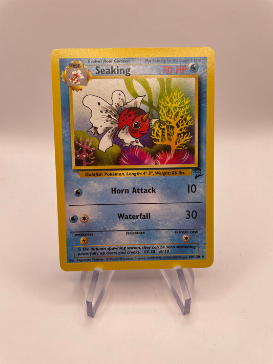 Pokemon Karte Base Set 2 Seaking 60/130 Englisch