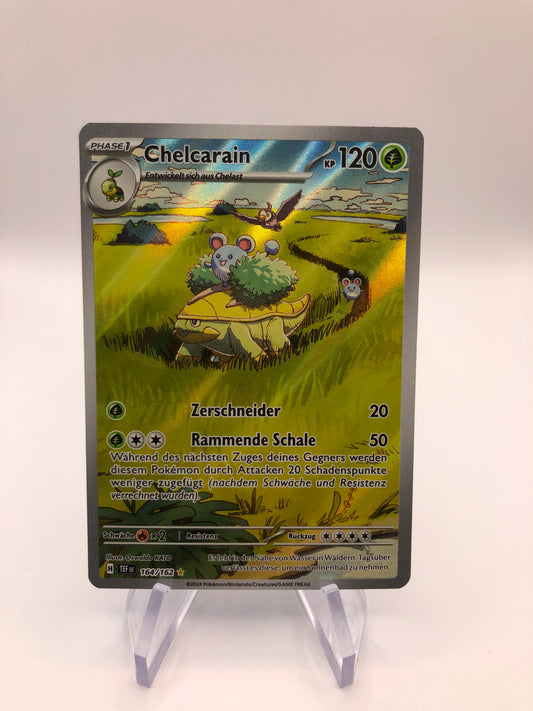 Pokemon Karte Art-Rare Chelcarain 164/162 Deutsch
