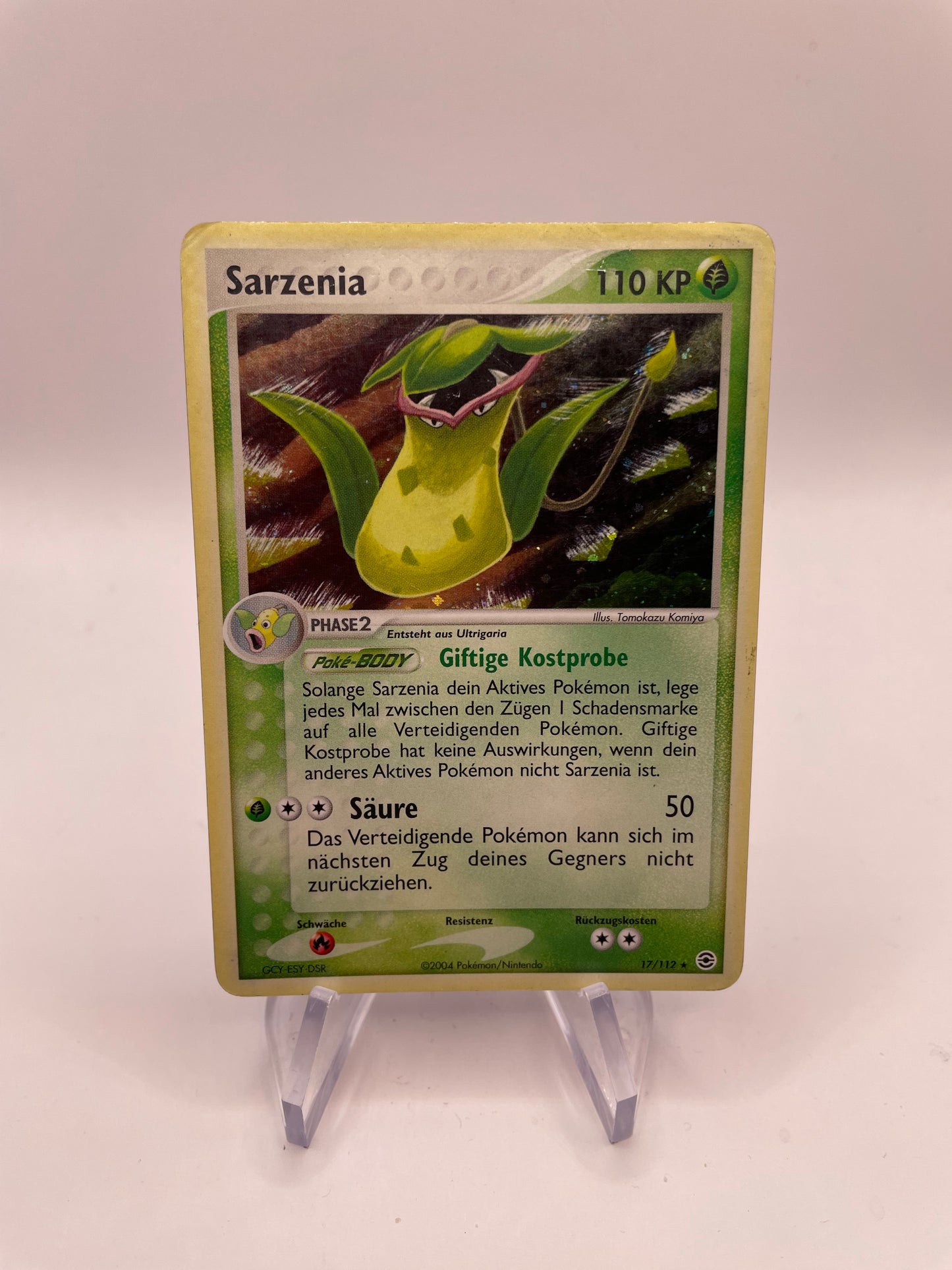 Pokemon Karte Holo Sarzenia 17/112 Deutsch