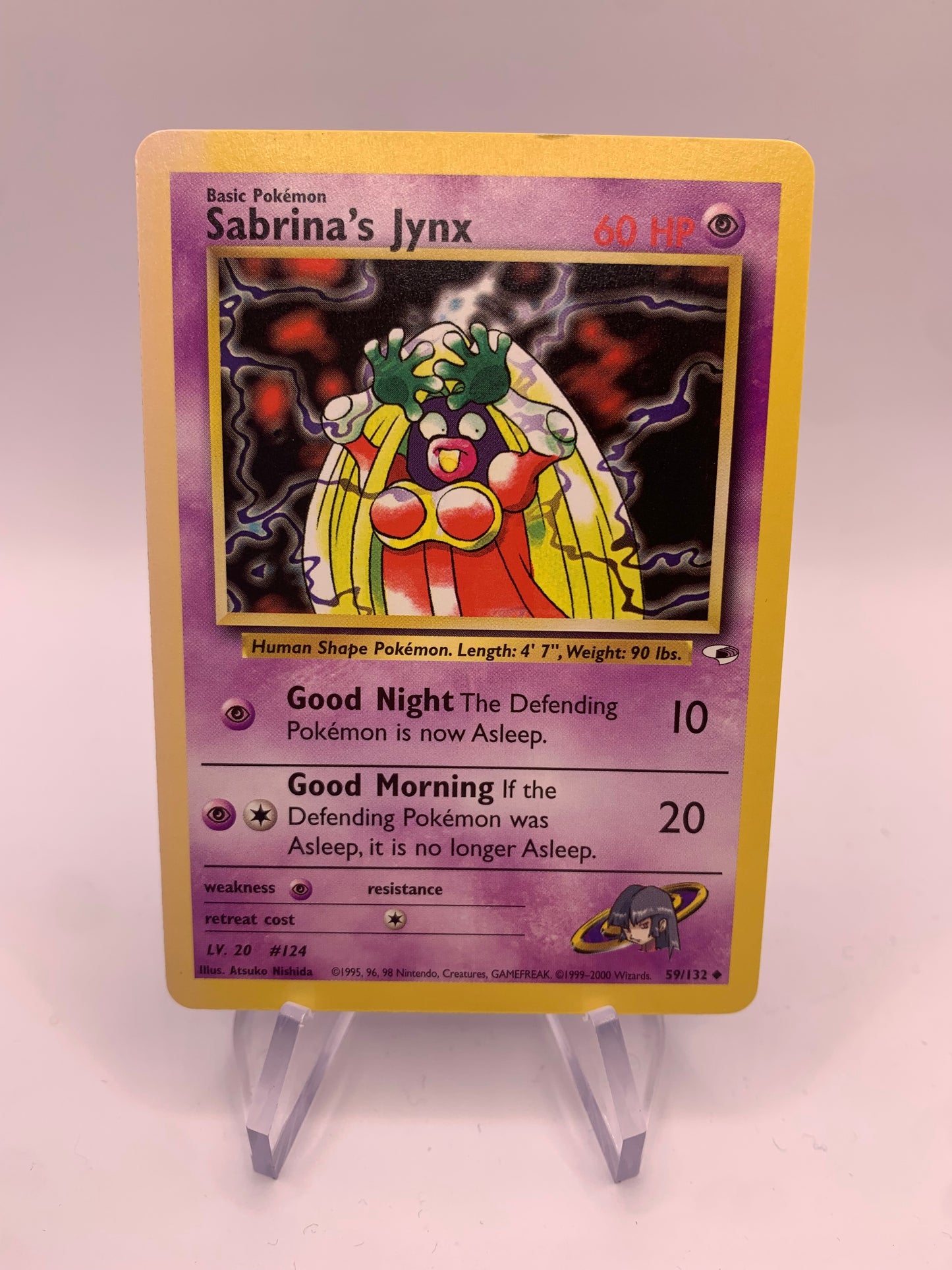 Pokemon card Sabrina's Rossana 59/132 Gym Heros English