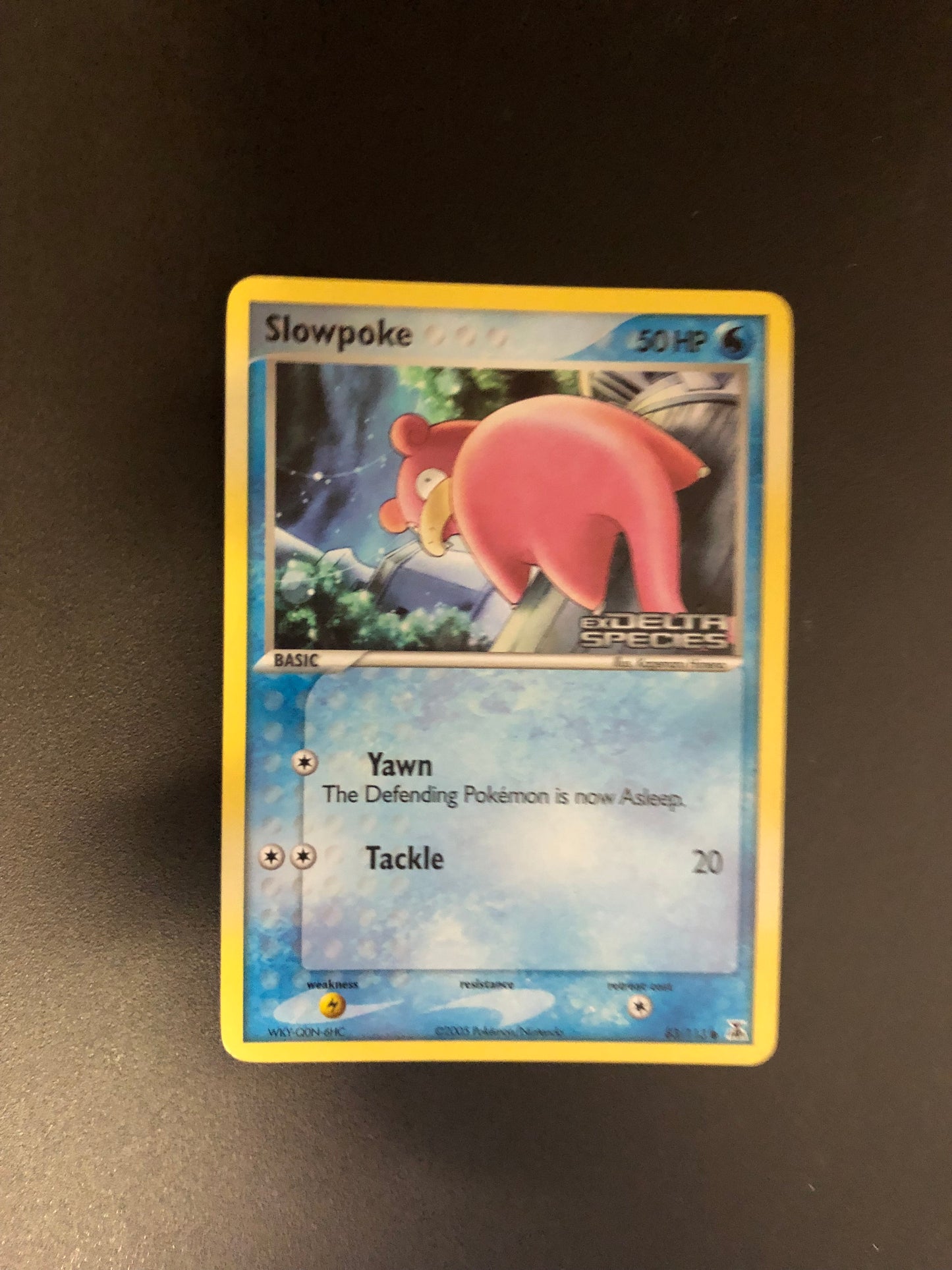 Pokemon Karte Revers Stamp Flegmon 83/113 Englisch