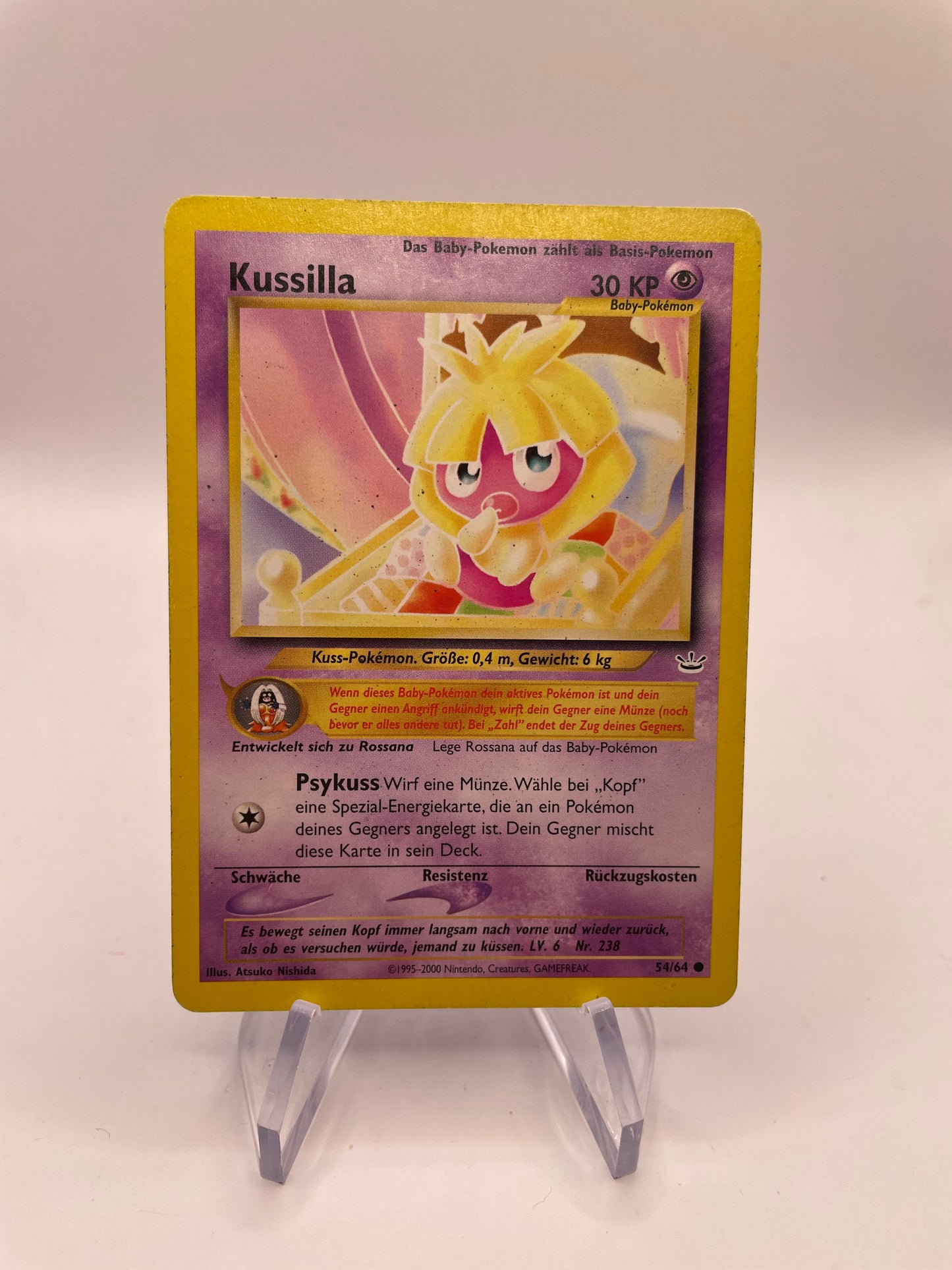 Pokemon Karte Neo Revolution Kussilla 54/64 Deutsch
