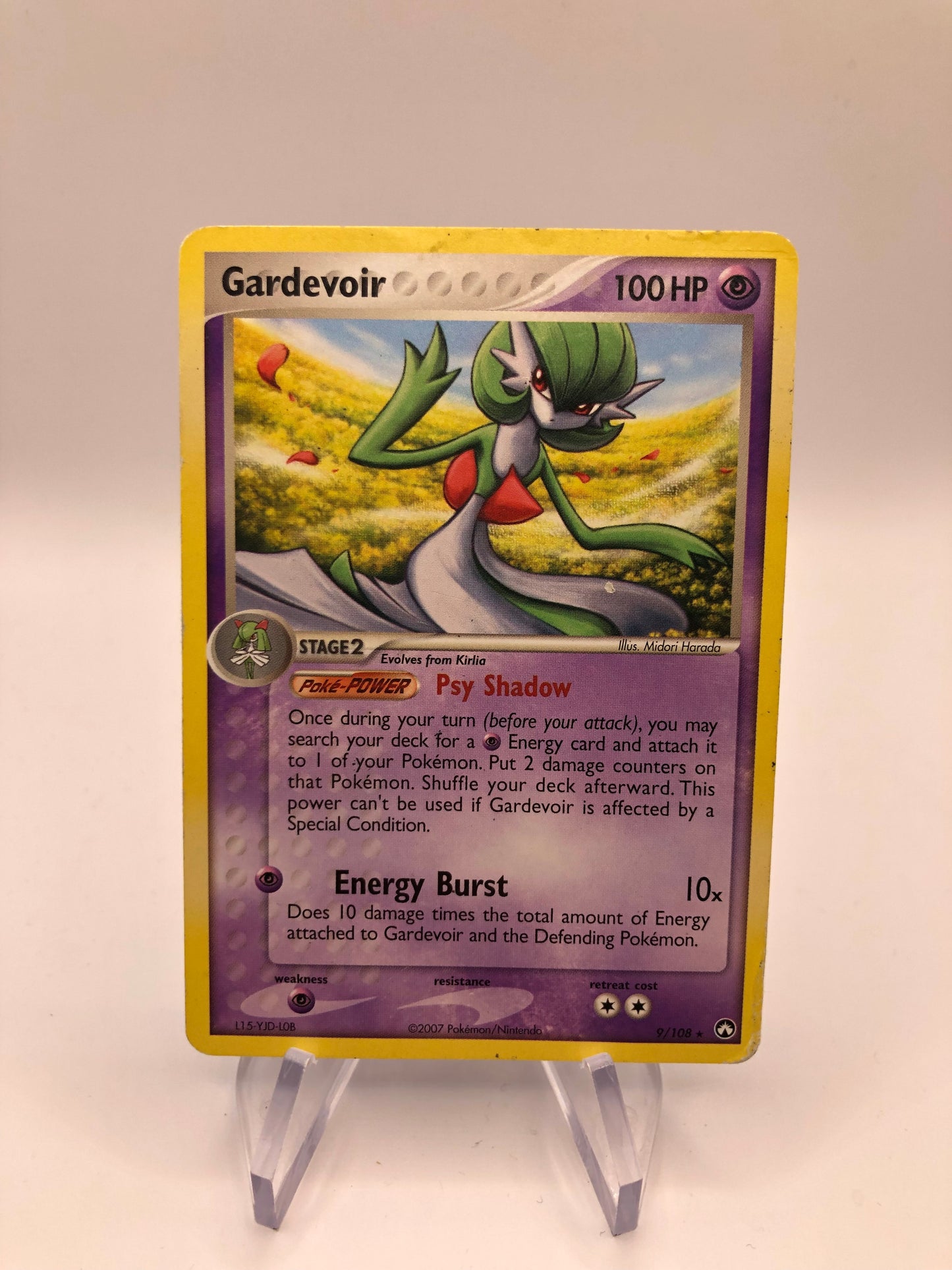Pokemon Karte Gardevoir 9/108 Englisch