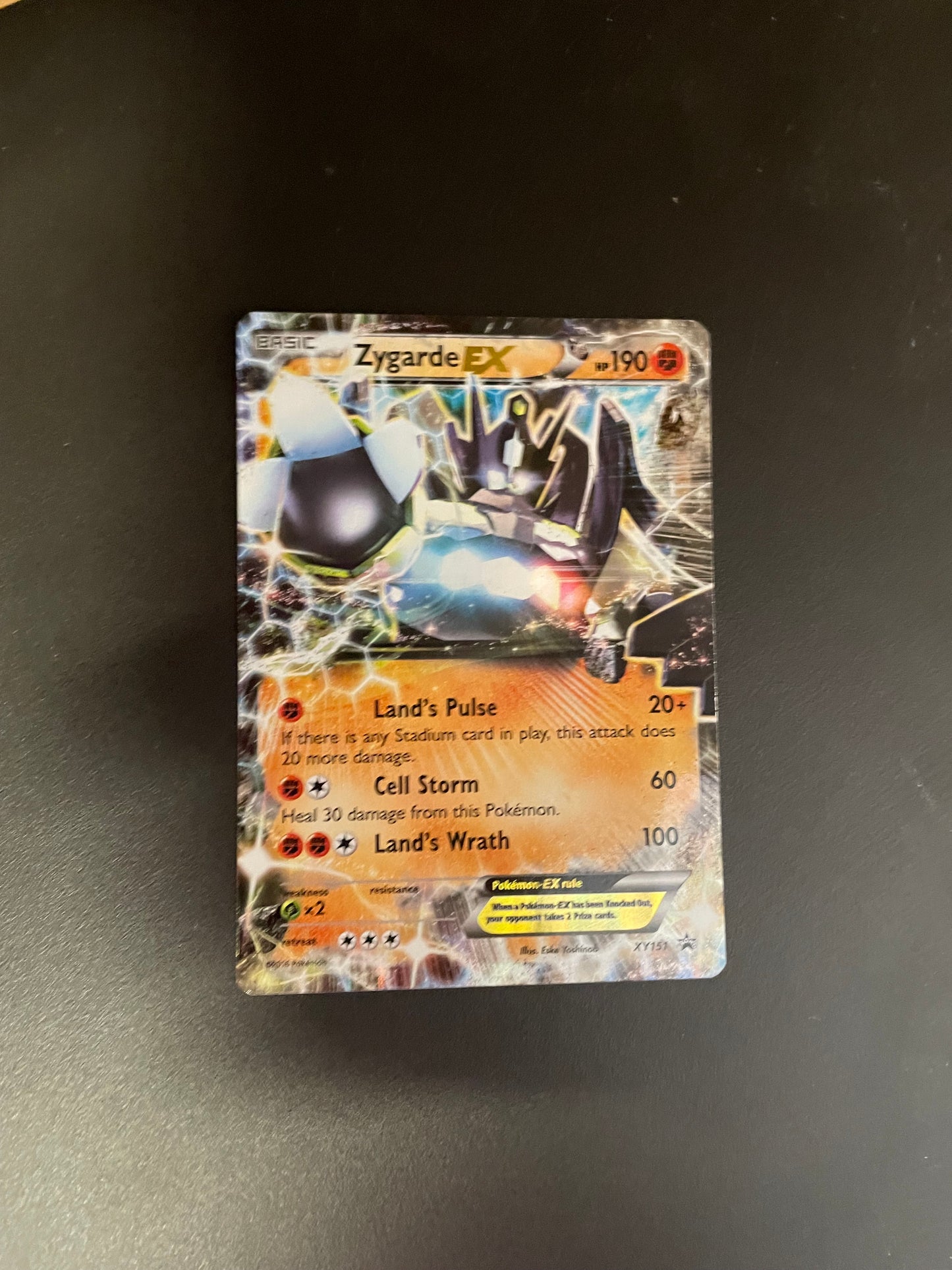 Pokemon Kart EX Promo Zygarde XY151 Englisch