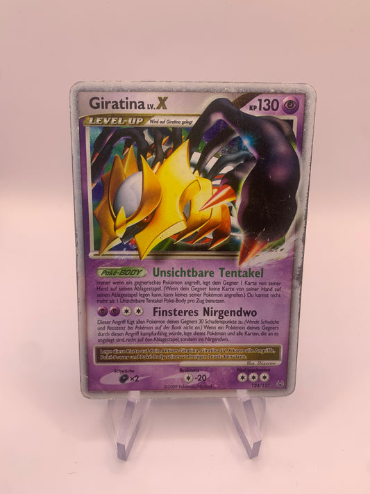 Pokemon Karte Lv.X Giratina 124/127 Deutsch