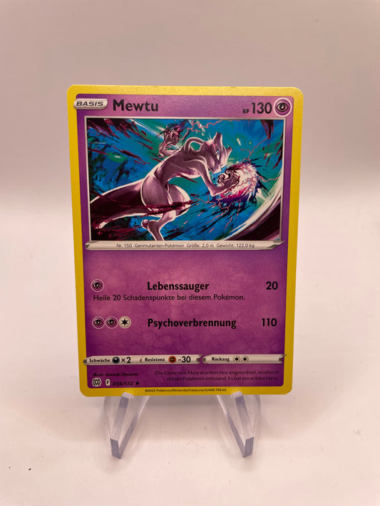 Pokemon Karte Mewtu 56/172 Deutsch
