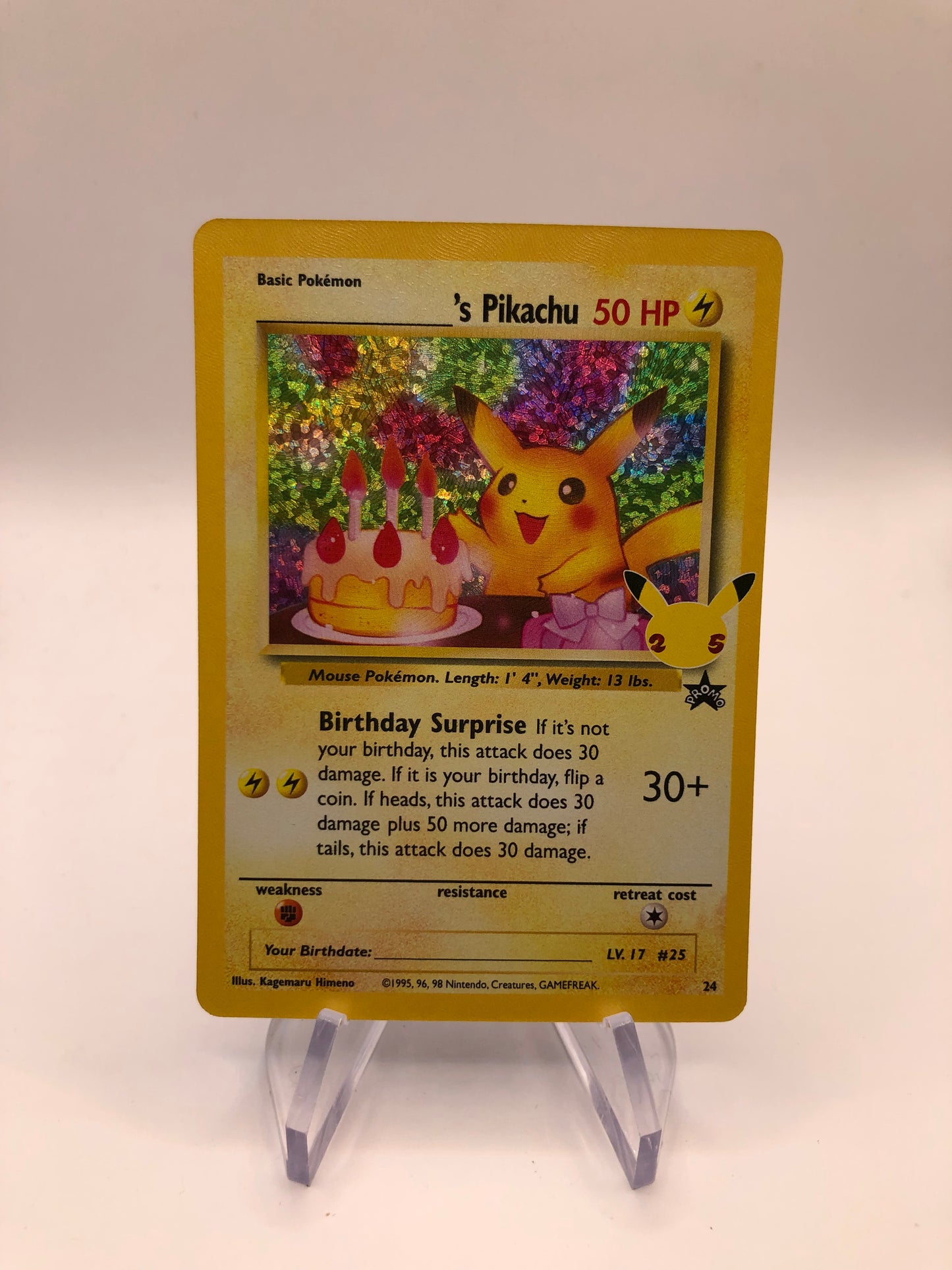 Pokemon Karte Celebration Pikachu 24 Englisch