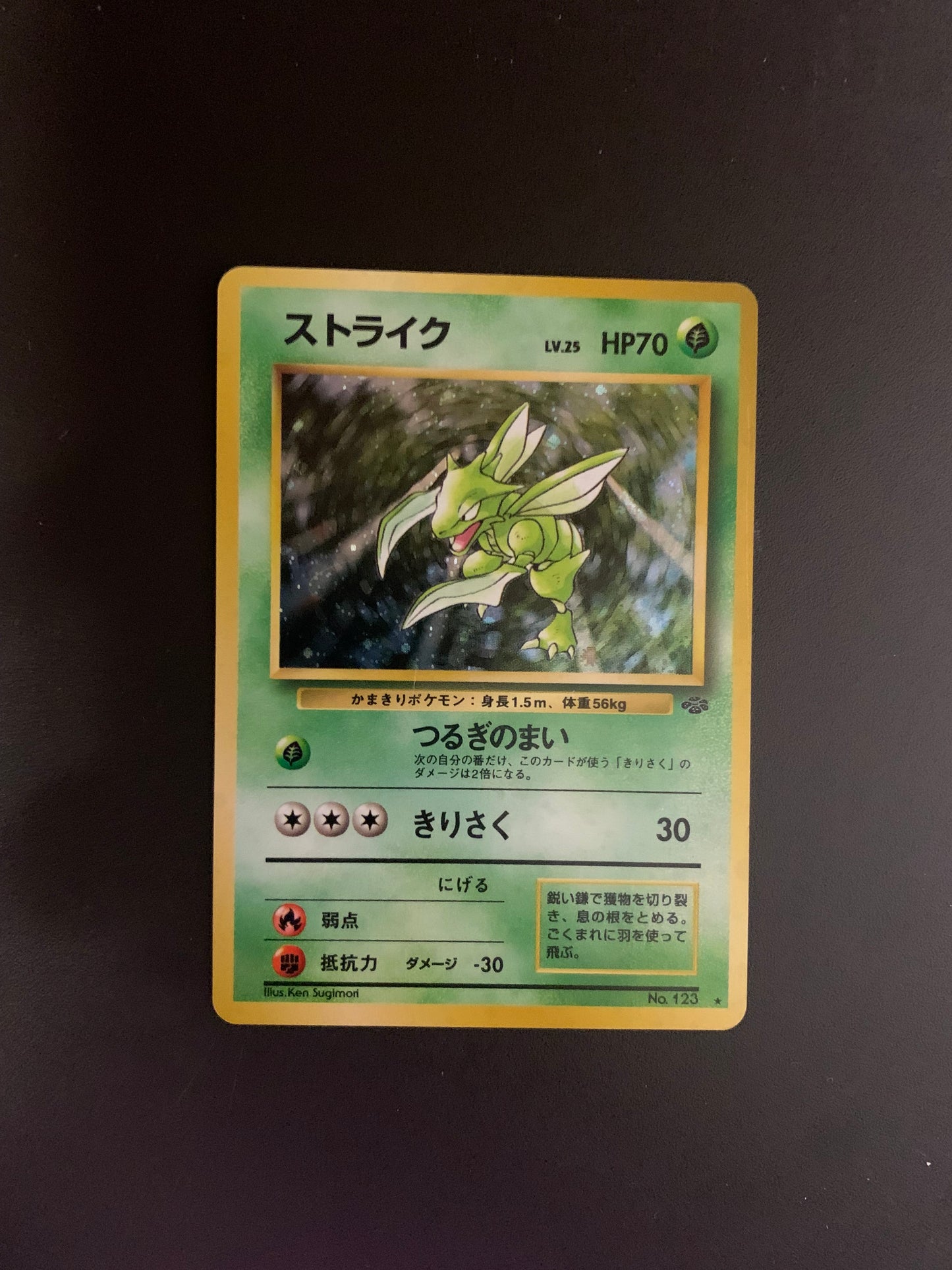 Pokemon Karte Holo Sichlor No.123 Japanisch