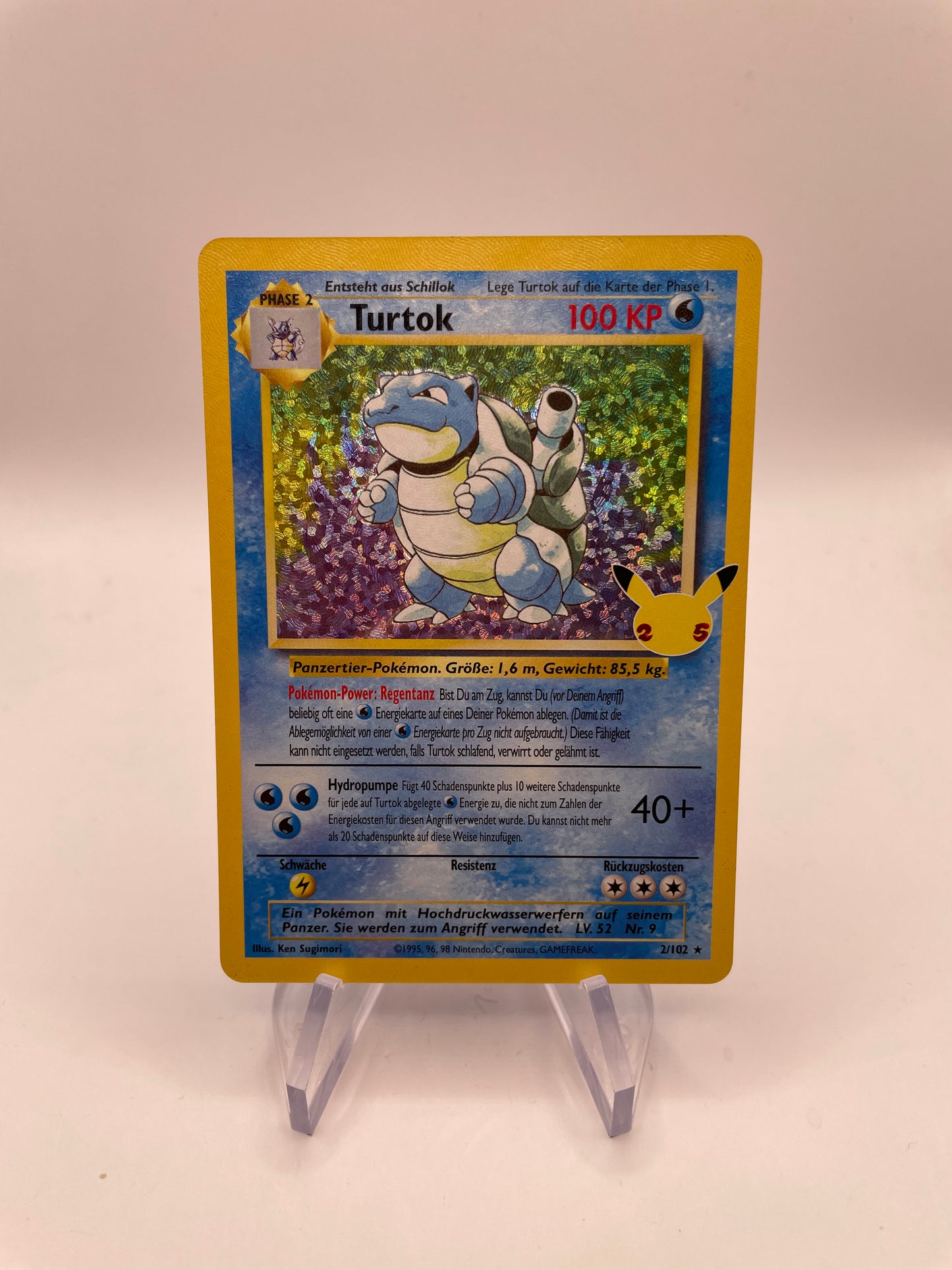 Pokemon Karte Celebration Turtok 2/102 Deutsch