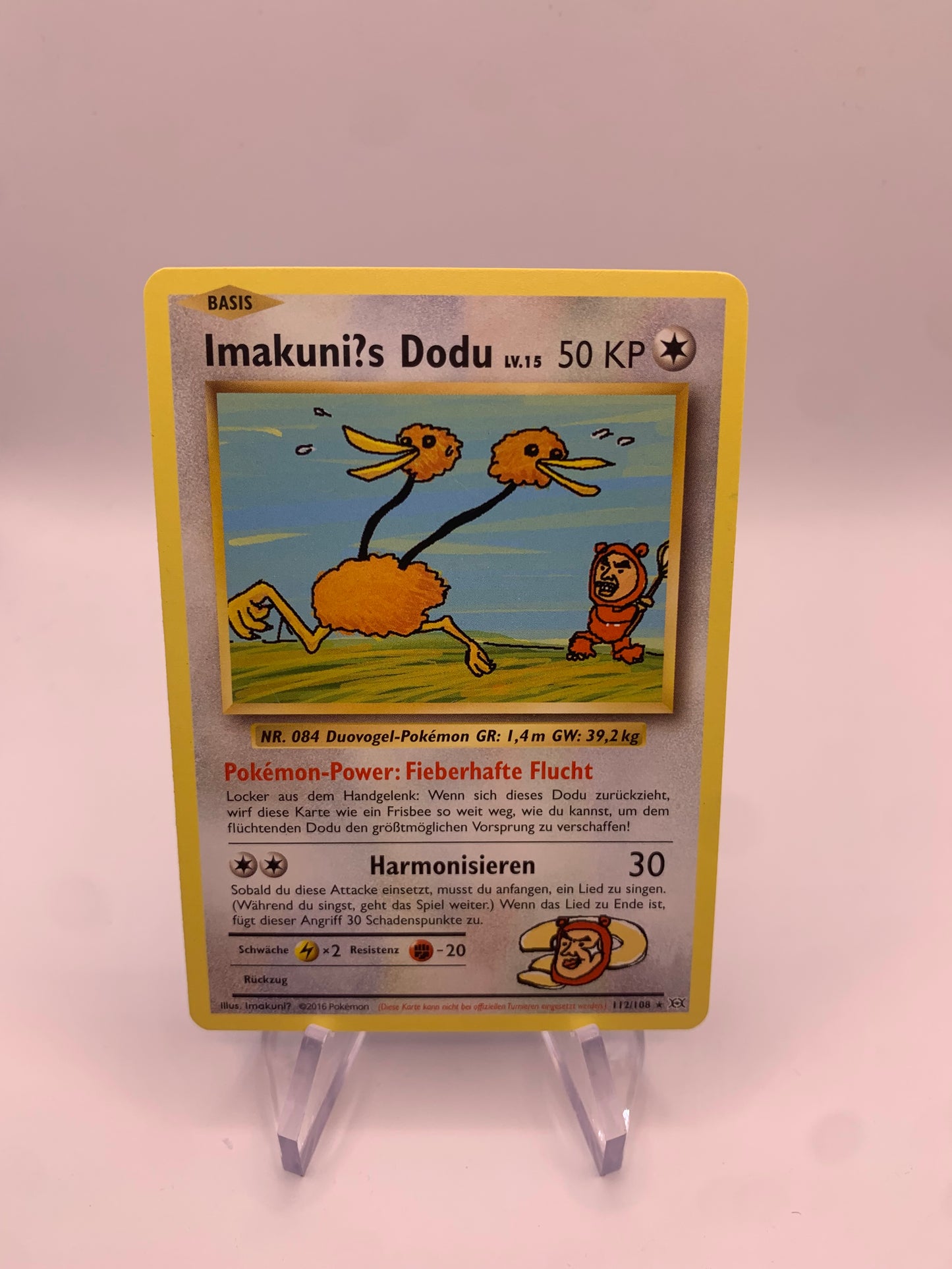 Pokemon Karte Imakuni?s Dodu 112/108 Deutsch