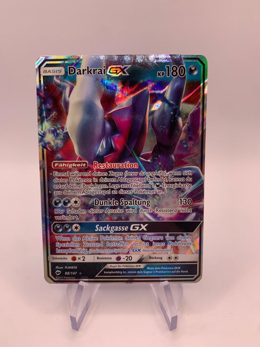 Pokémon card Shiny GX Darkrai 88/147 German