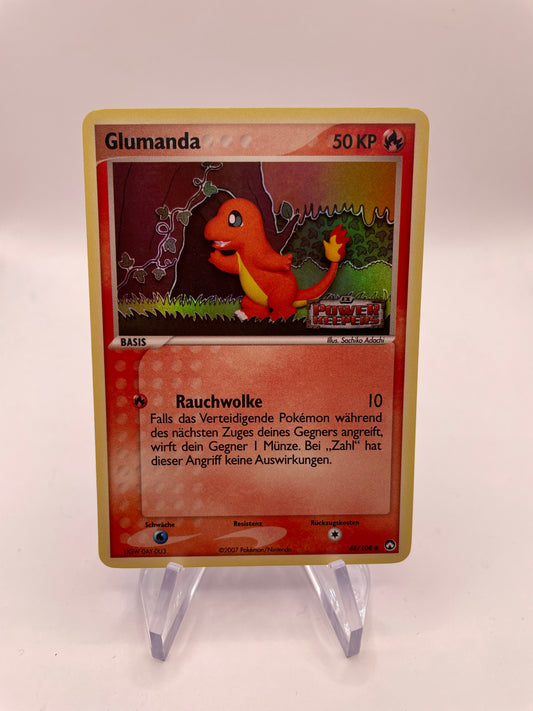 Pokemon Karte Holo Glumanda 48/108 Deutsch