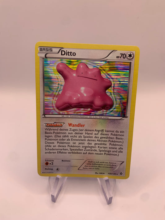 Pokemon Karte Holo Ditto 108/149 Deutsch