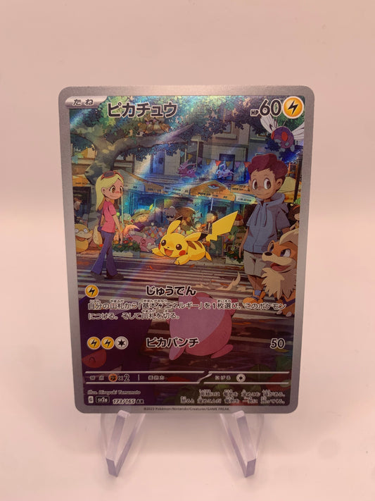 Pokemon Karte Art-Rare Pikachu 173/165 Japanisch