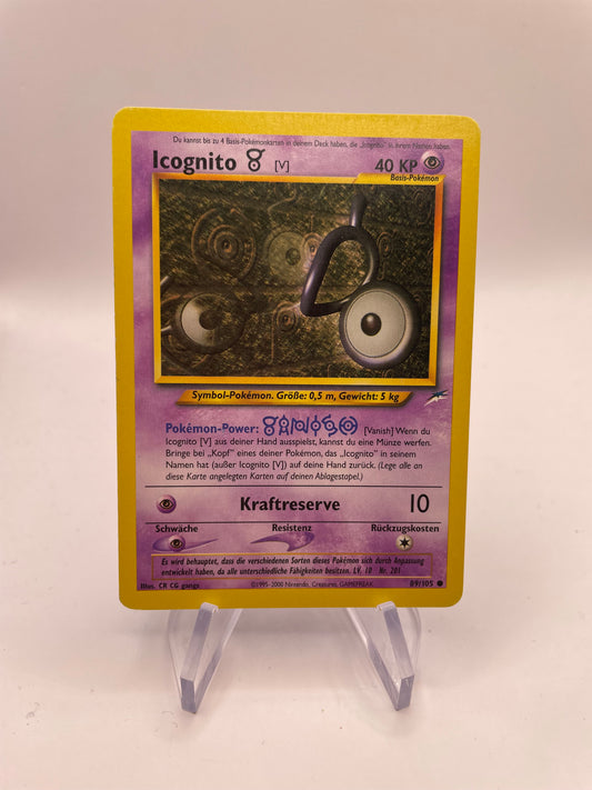 Pokemon Karte Neo Destiny Icognito 89/105 Deutsch