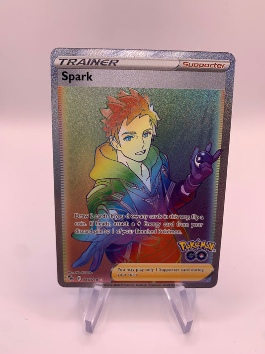 Pokemon Karte Rainbow Trainer Spark 85/78 Englisch