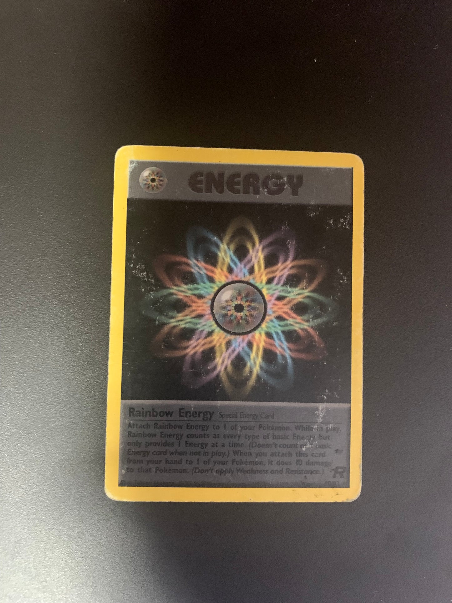 Pokemon Karte Regebogen Energie 80/82 Englisch