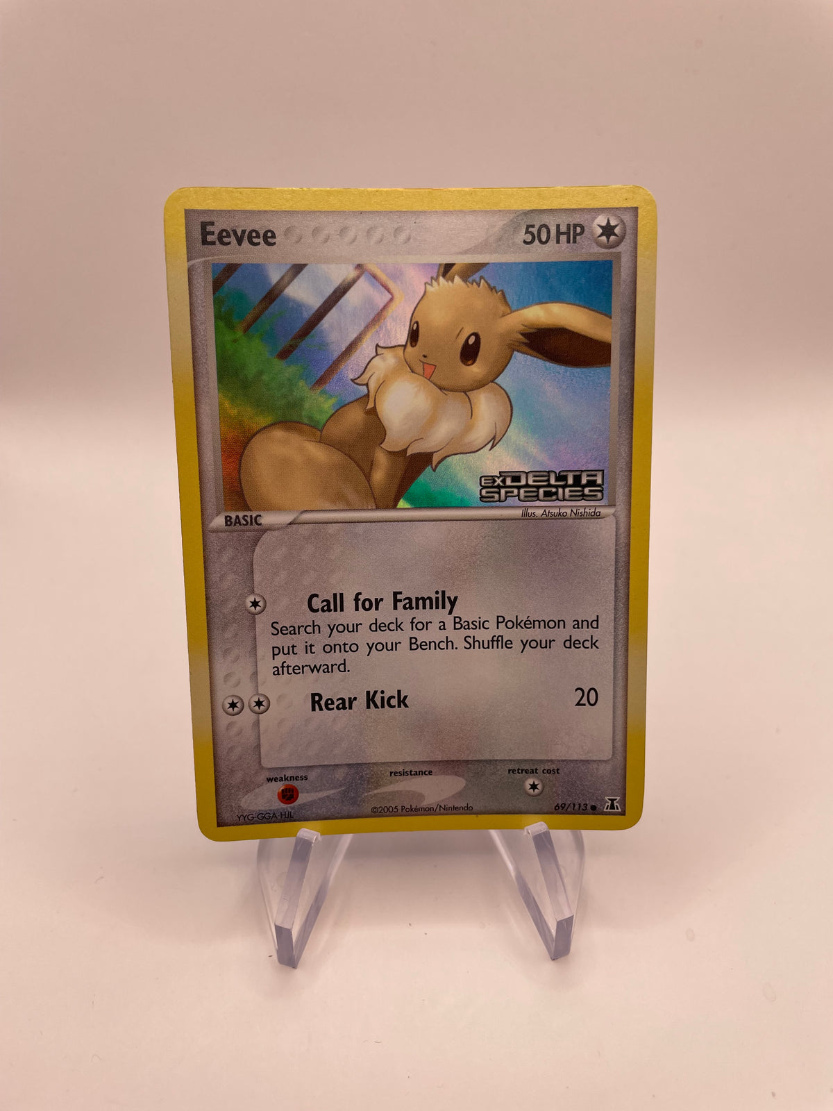Pokémon Karte Eevee 69/113 Englisch