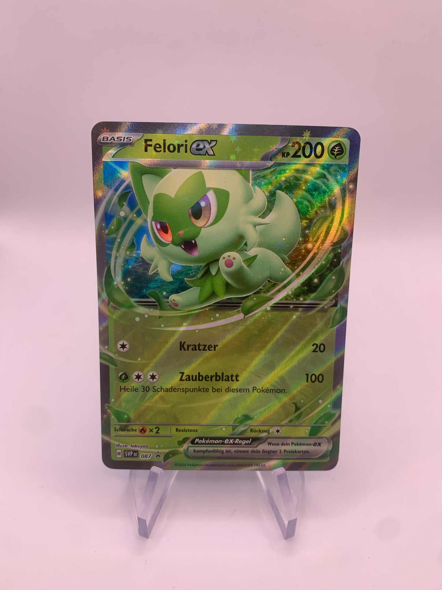 Pokemon Karte EX Promo Felori 87 Deutsch
