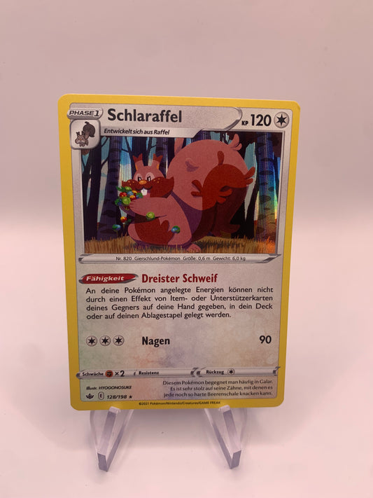 Pokemon Karte Holo Schlaraffel 128/198 Deutsch