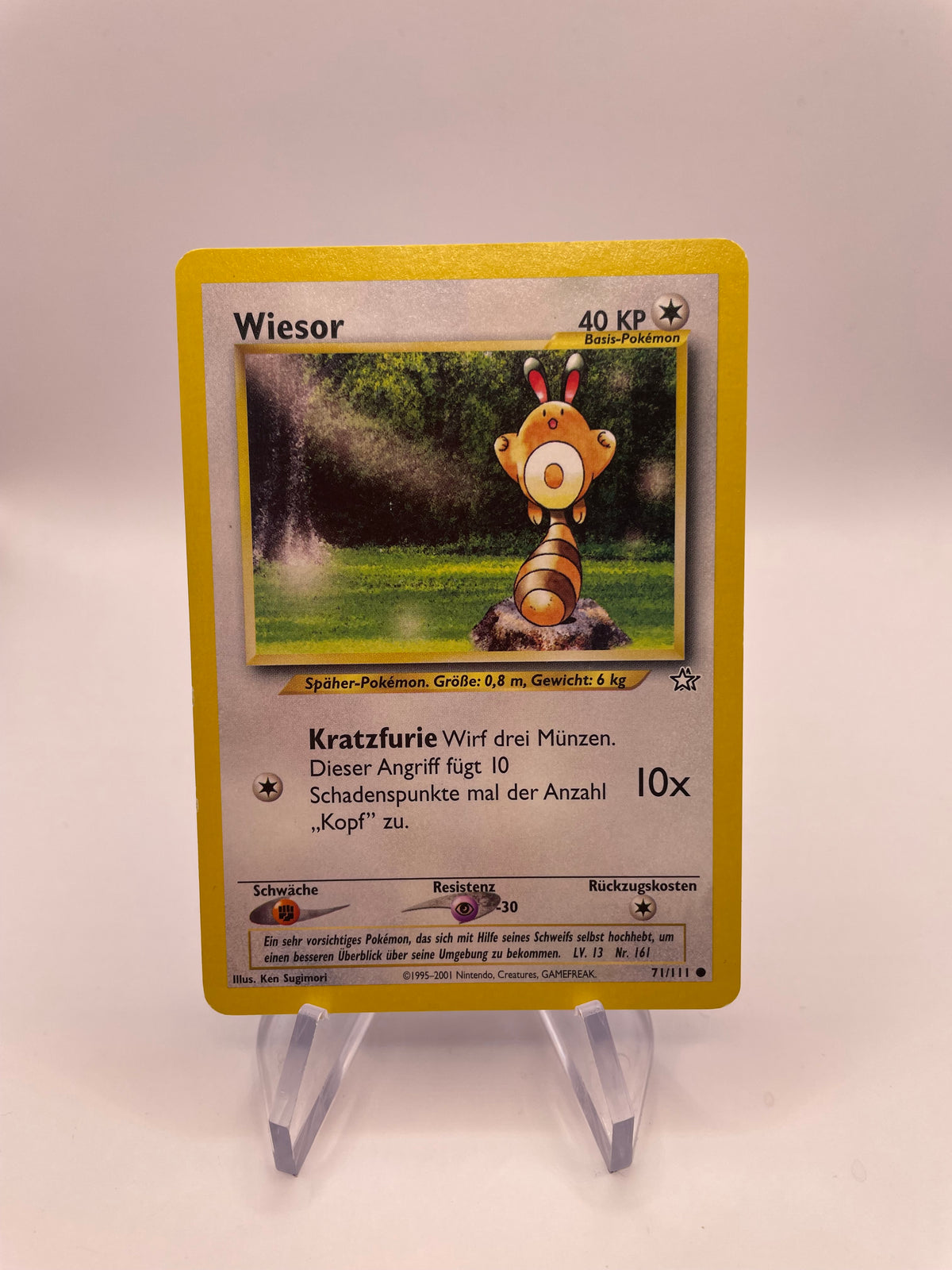 Pokemon Karte Wiesor Neo Genesis 71/111 Deutsch
