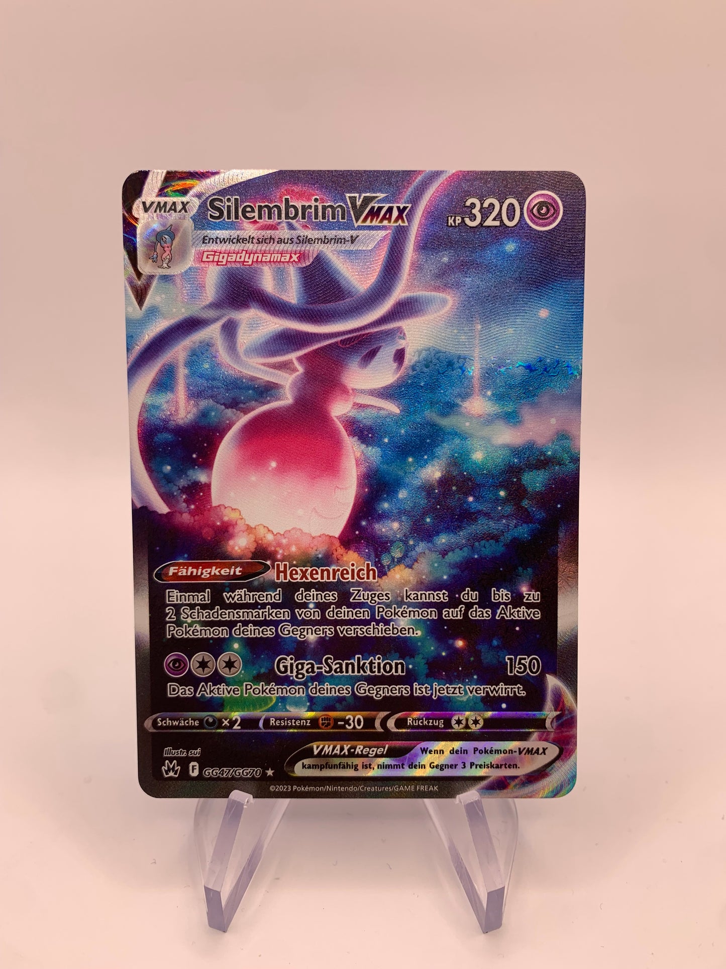 Pokémon Card Vmax Silembrim GG47/GG70 German