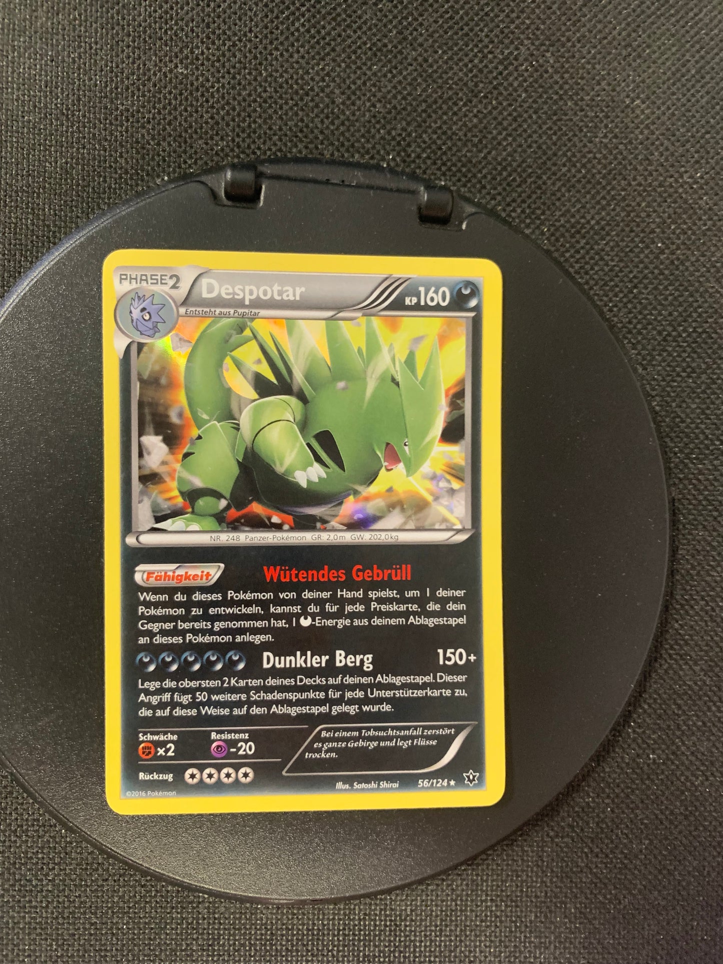 Pokemon Karte Holo Despotar  56/124 Deutsch