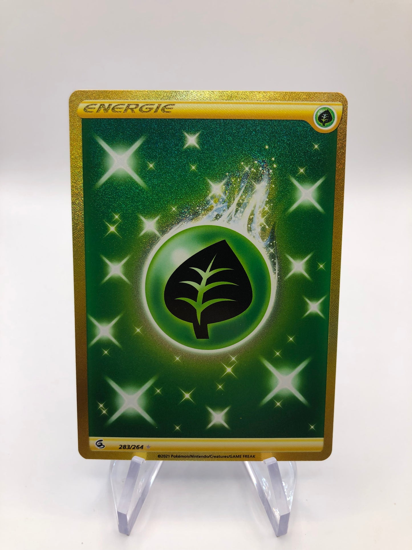 Pokemon Karte Energie Gold Pflanzen-Energie 283/264 Deutsch