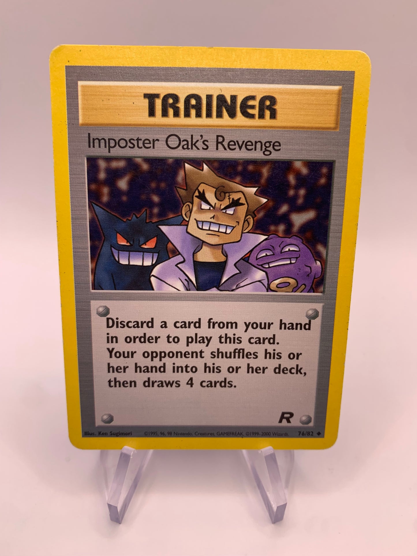 Pokemon Card Trainer Imposter Oaks Revenge 76/82 Rocket English