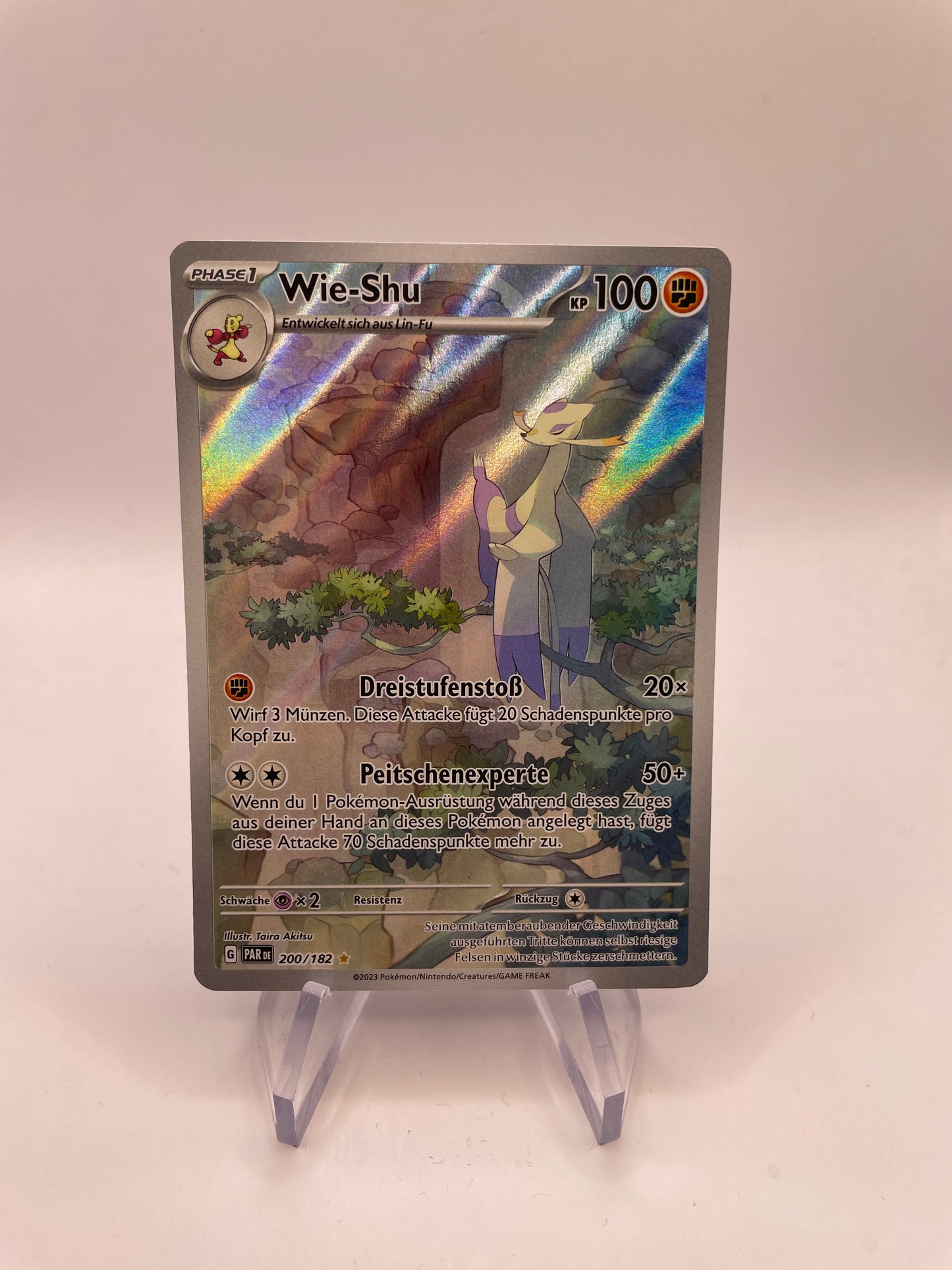 Pokemon Karte Art-Rare Wie Shu 200/182 Deutsch