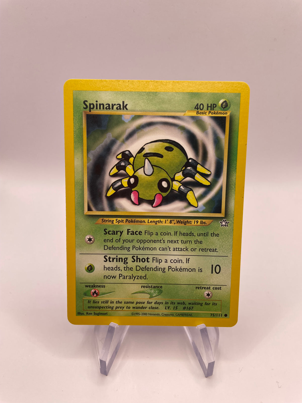 Pokemon Karte Webarak Neo Genesis 75/111 Englisch