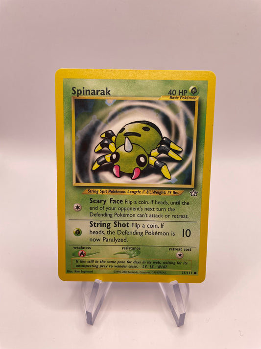 Pokemon Karte Webarak Neo Genesis 75/111 Englisch