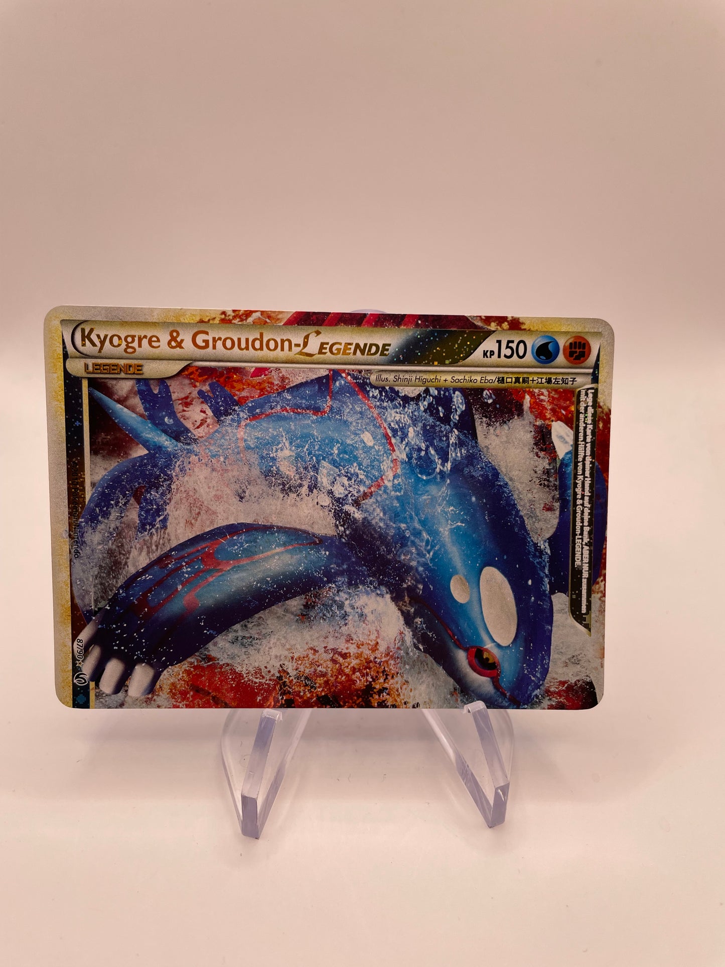 Pokemon Karte Kyogre & Groudon Legende 87/90 Deutsch